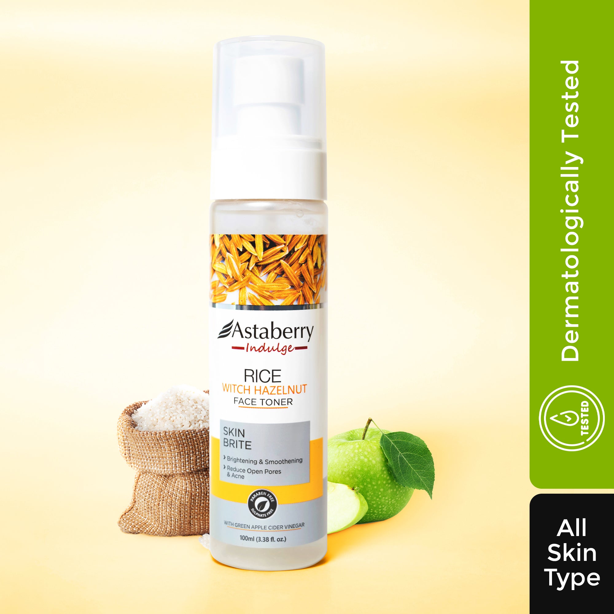 Buy Rice water and Witch Hazelnut Face Toner in India Astaberry