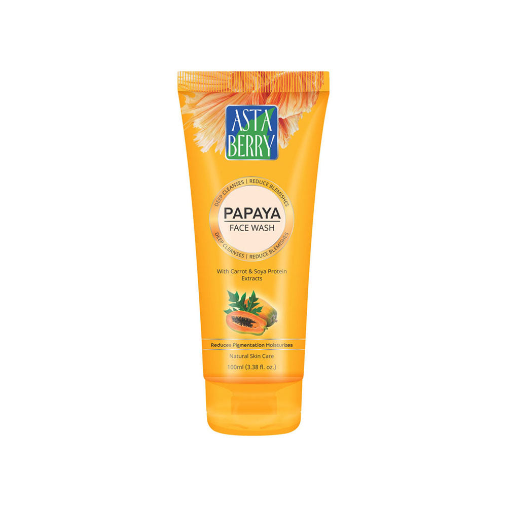Papaya Face Wash Reduces Pigmentation & Moisturizes Astaberry