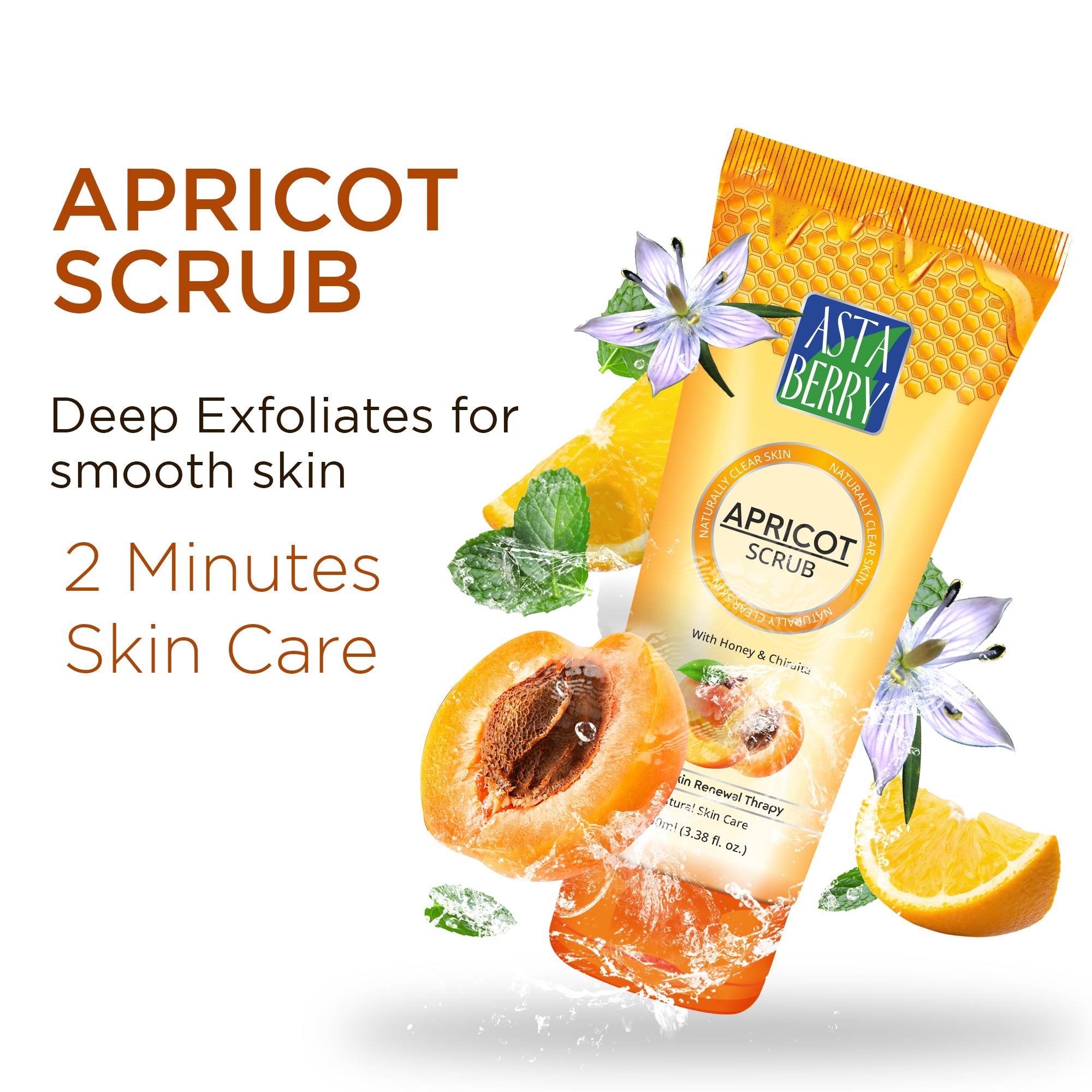 Unlabeled Apricot Scrub - 225 ml case of popular 12 wholesale lot