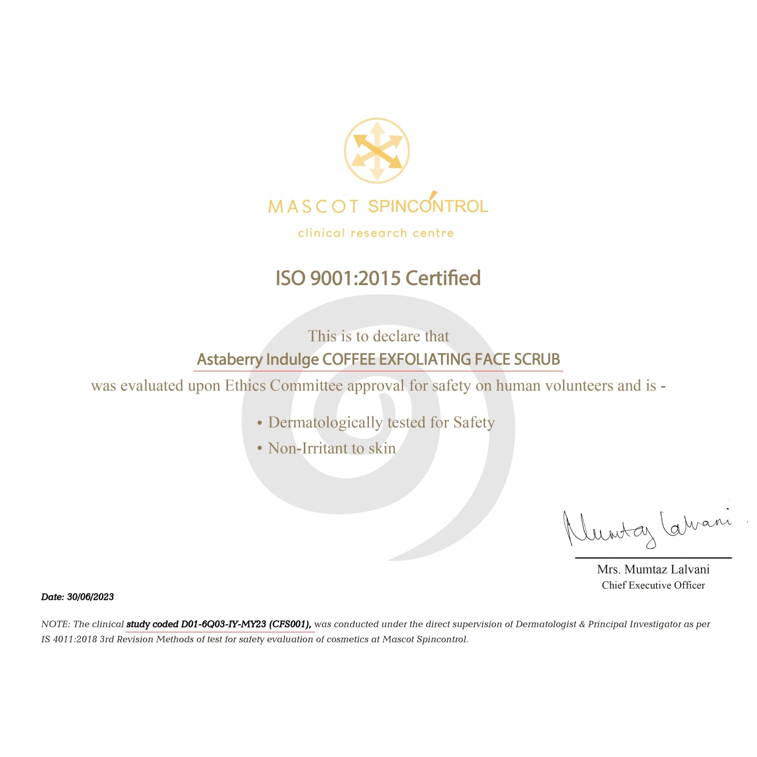 Coffee Exfoliating Face Scrub 100ml Astaberry