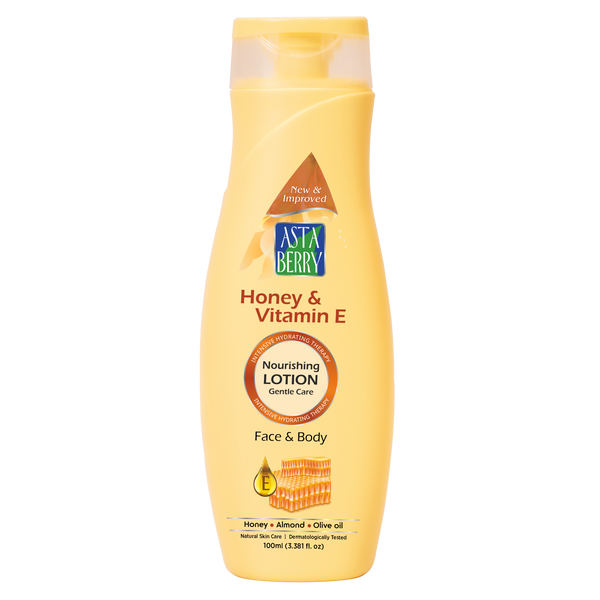 Honey & Vitamin E Nourishing Lotion | Face & Body Lotion | Body Lotion for dry skin | 100ml