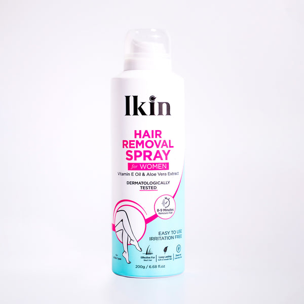 Ikin Hair Removal Spray for Women with Goodness of Vitamin E oil & Aloe vera Extract