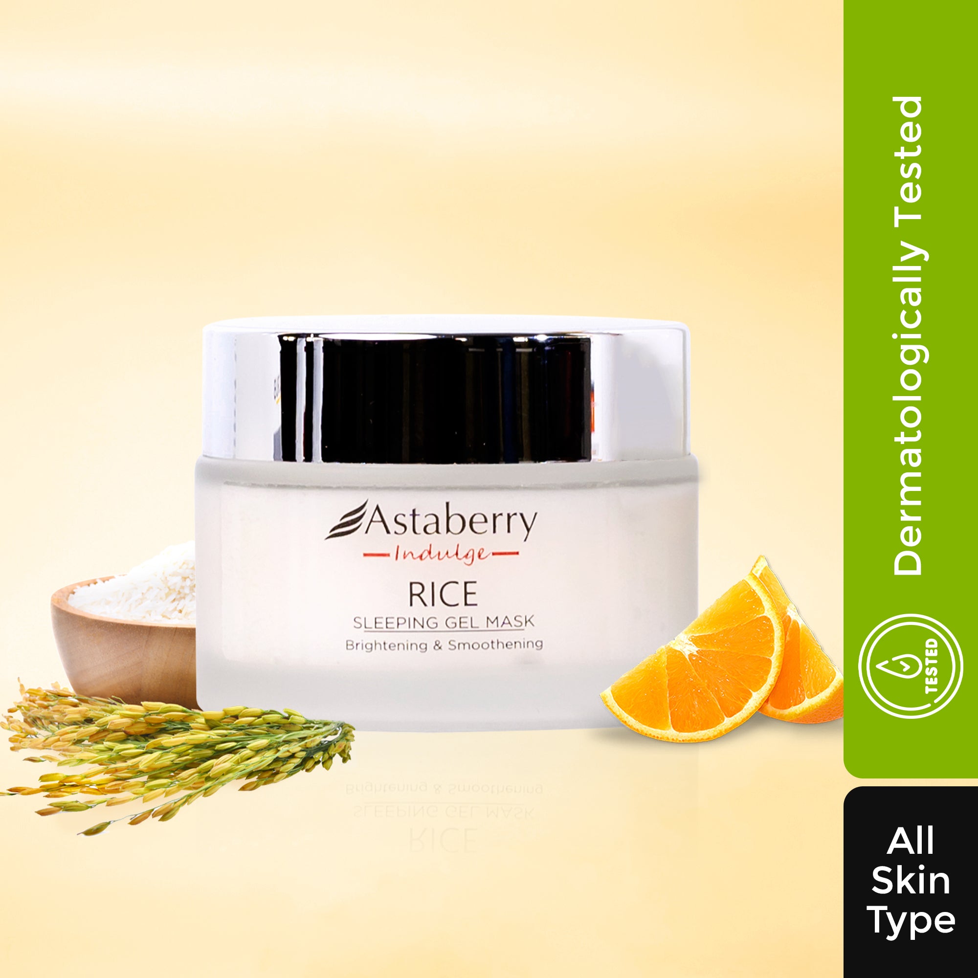 Soothing Gel Rice Buy Rice Sleeping Gel Mask with Rice water and Niacinamide – Astaberry