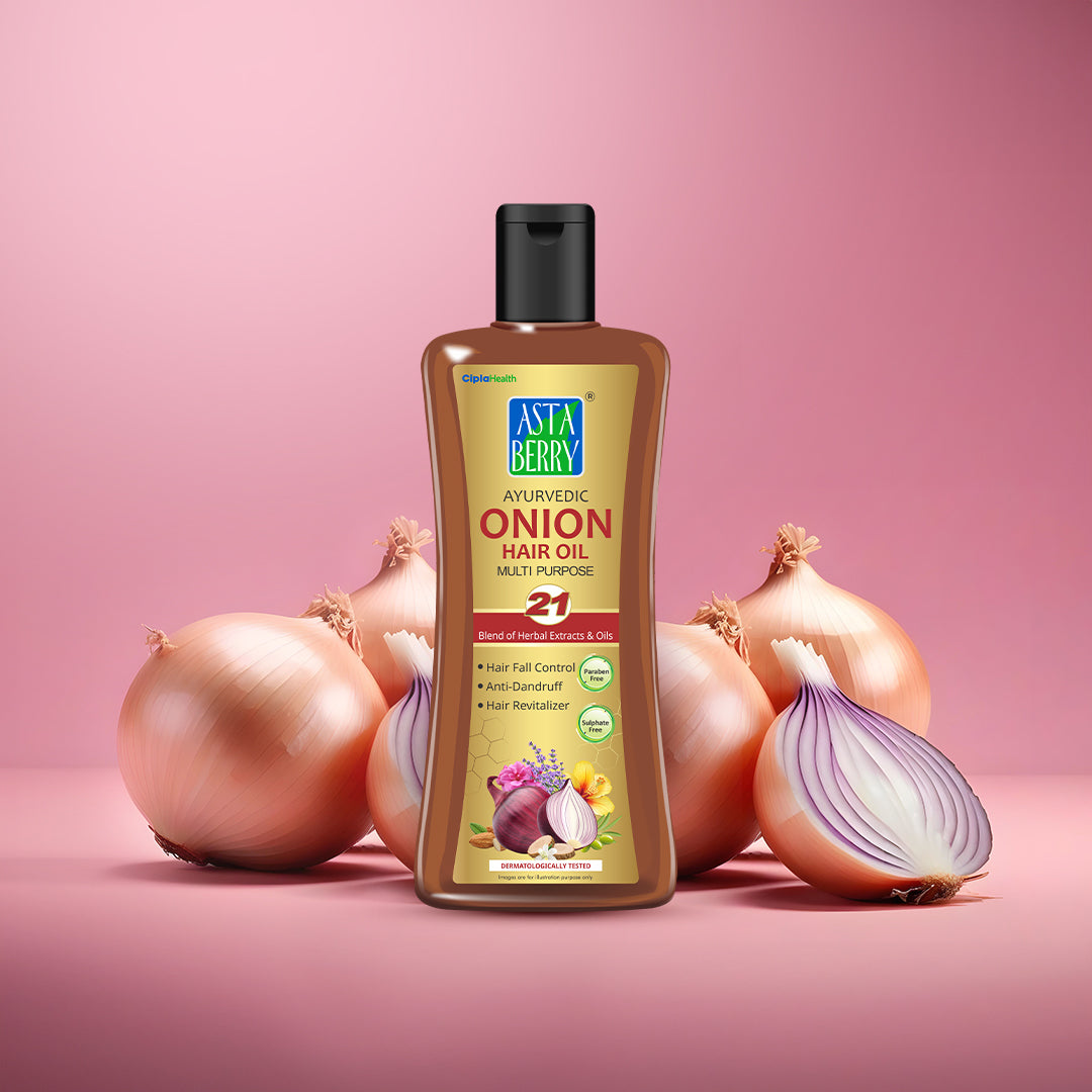 Onion Hair Oil For Hair Growth | Anti Dandruff Oil | Astaberry
