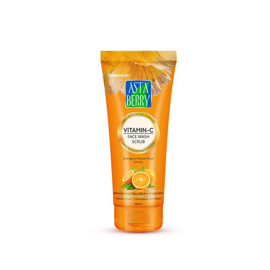 Astaberry Vitamin C Face Wash Scrub - 60ml