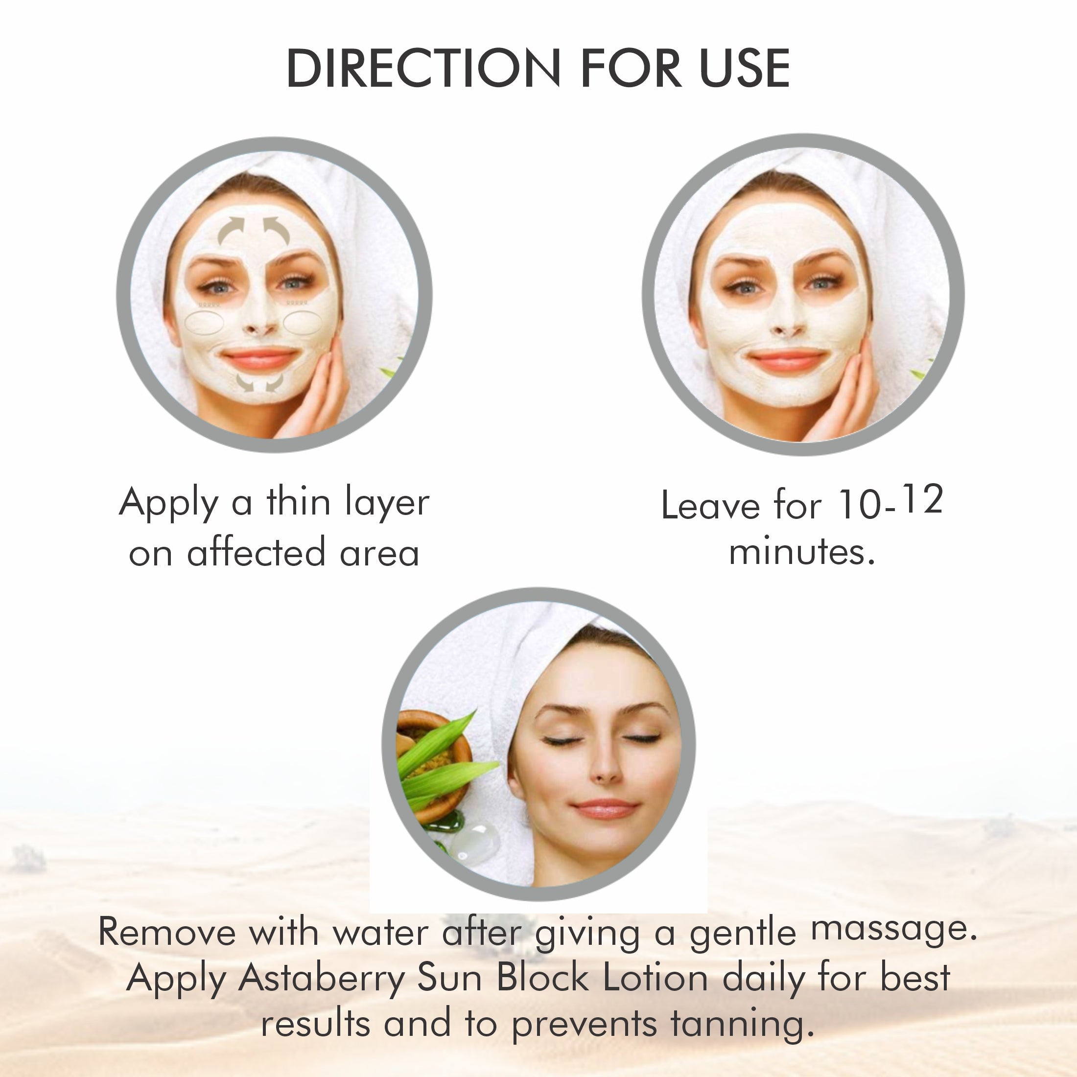 AHA Detan Face Mask | Sun Tan Removal | Astaberry