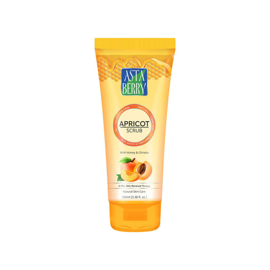 Astaberry Apricot Scrub Facial 100 Ml Exfoliating Scrub for Facial Care