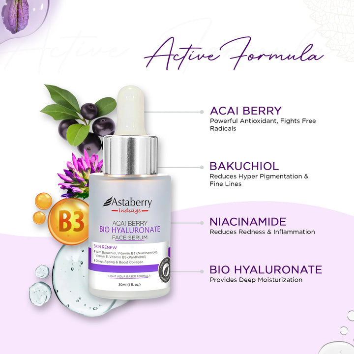 Active Formula of Acai berry Face serum