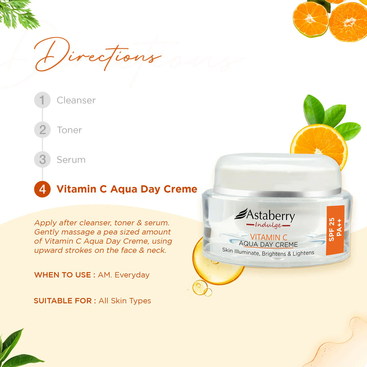 How to use Vitamin C Aqua Day Cream SPF 25