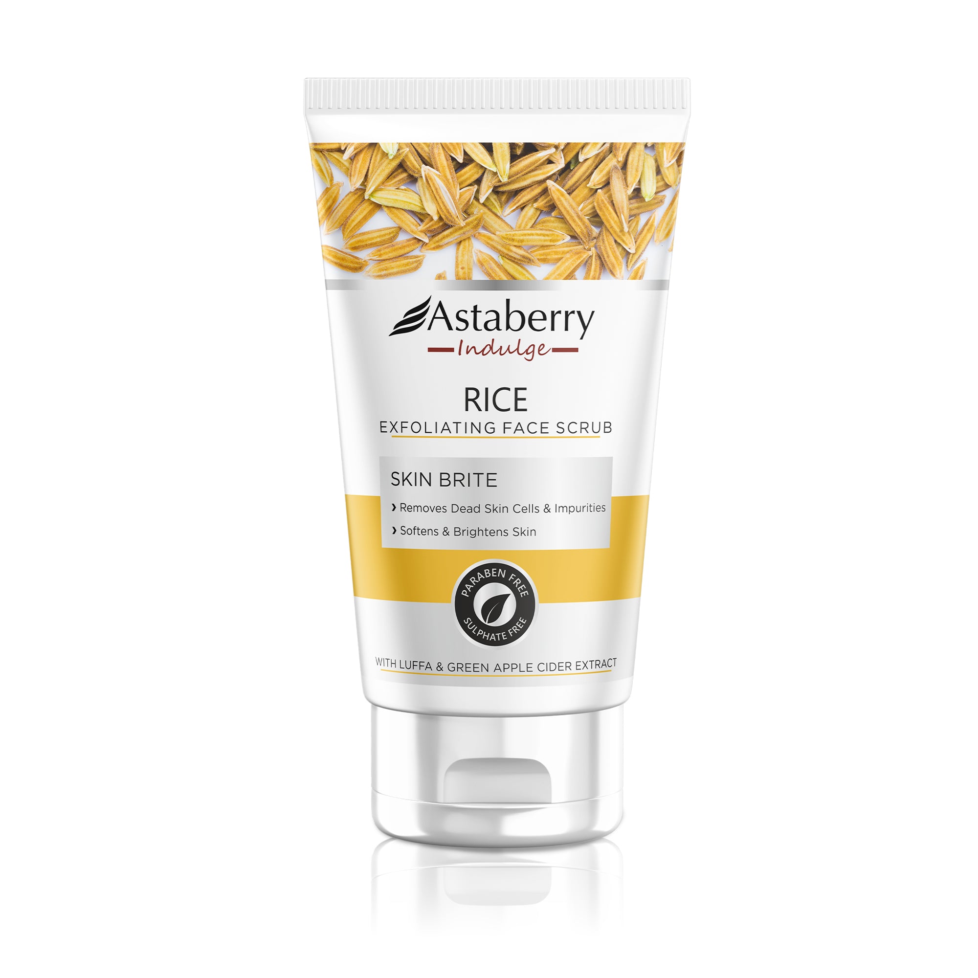 Rice Exfoliating Face Scrub with Rice and Sugar Cane Extract Astaberry