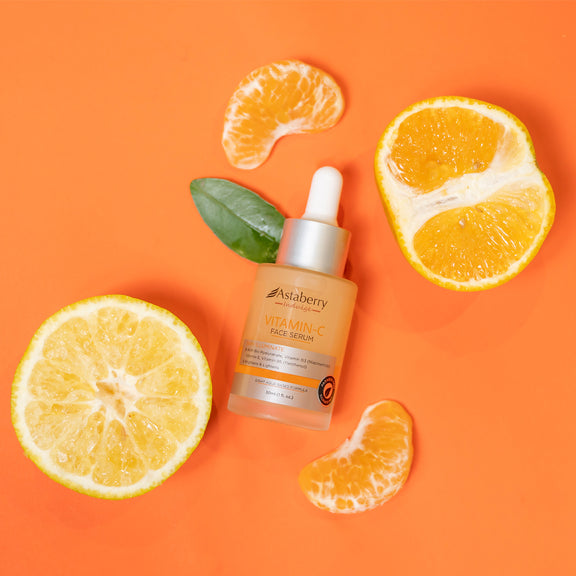 Best Vitamin C Face Serum for oily and dry Skin in India Astaberry