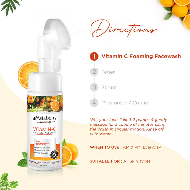 How to use Vitamin C Foaming Face Wash