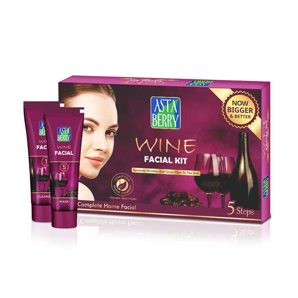 Wine Mini Facial Kit | Removes Wrinkles & Gives Glow