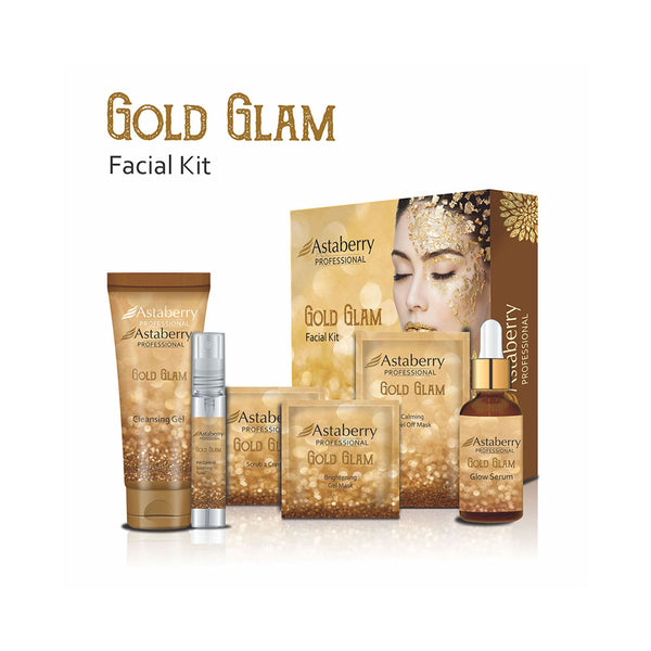 Gold Glam Facial Kit| 6 Steps